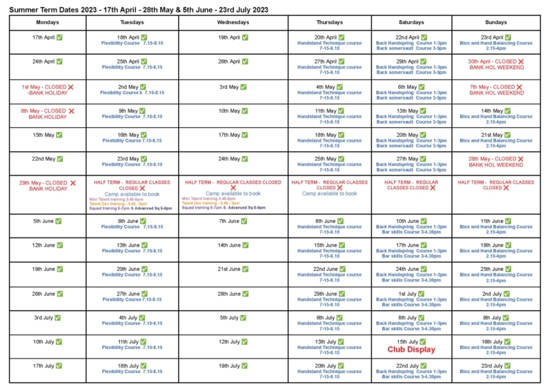 Term Dates Gymnastics For Children In Oxfordshire term-dates-gymnastics-for-children-in-oxfordshire