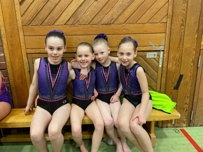 Girls SQUAD competition Leotard & Scrunchie -